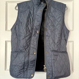 Like New Women’s Barbour Quilted Blue/ Grey Vest